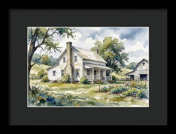 White Farmhouse Serenity