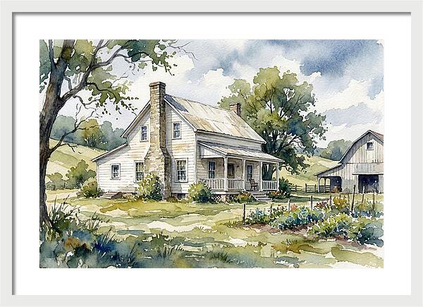 White Farmhouse Serenity