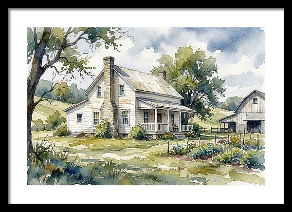 White Farmhouse Serenity