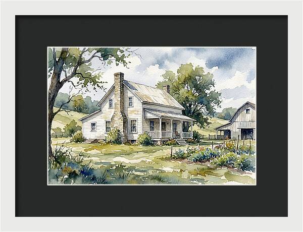 White Farmhouse Serenity