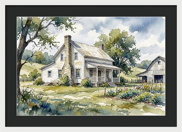 White Farmhouse Serenity