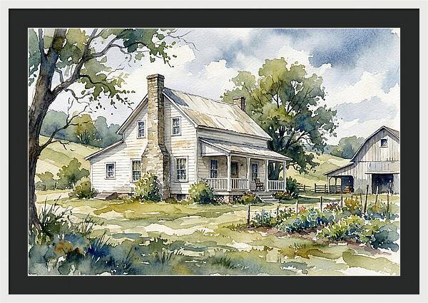 White Farmhouse Serenity