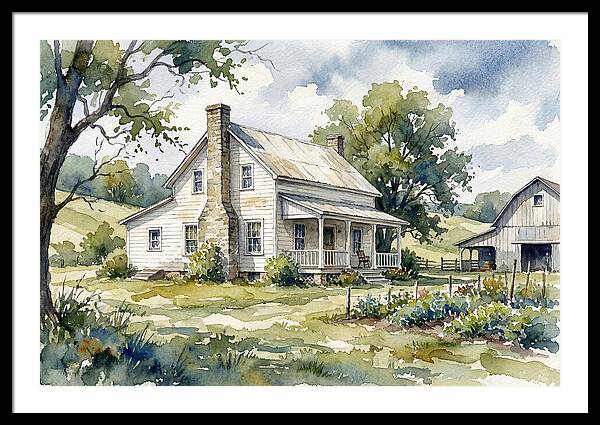 White Farmhouse Serenity