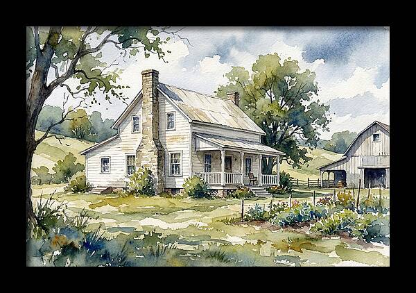 White Farmhouse Serenity