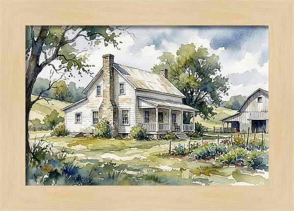 White Farmhouse Serenity