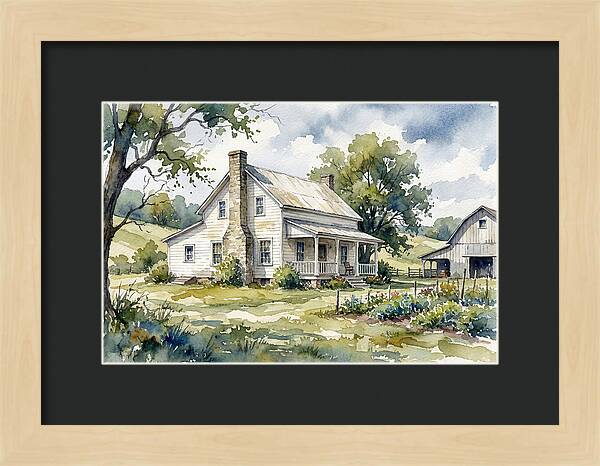 White Farmhouse Serenity