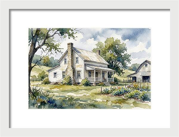 White Farmhouse Serenity