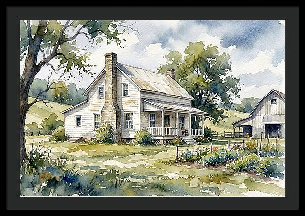White Farmhouse Serenity