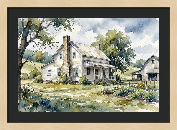 White Farmhouse Serenity
