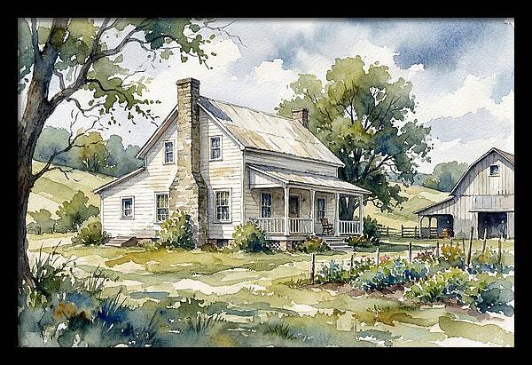 White Farmhouse Serenity