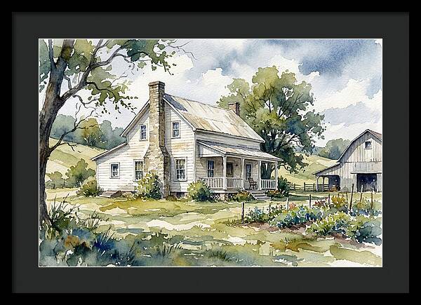 White Farmhouse Serenity