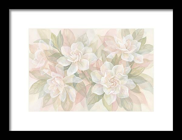 White Gardenias In Soft Bloom