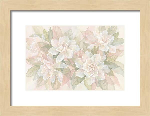White Gardenias In Soft Bloom