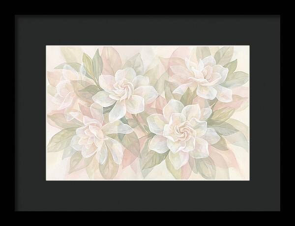 White Gardenias In Soft Bloom