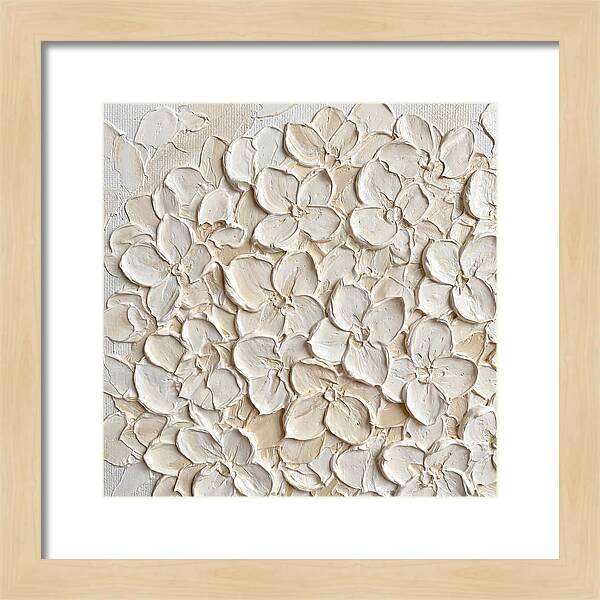 White Hydrangea Bloom