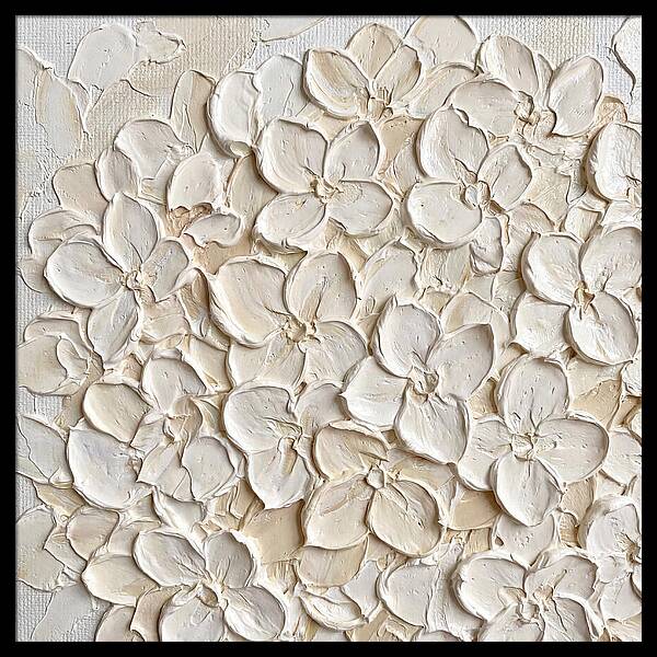 White Hydrangea Bloom