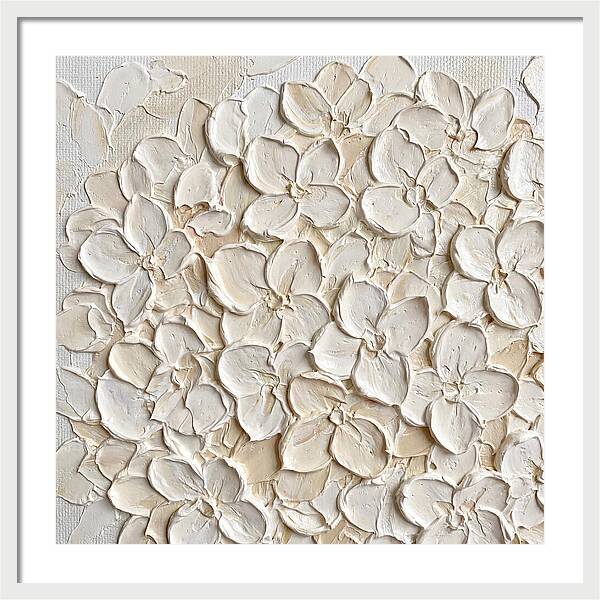 White Hydrangea Bloom