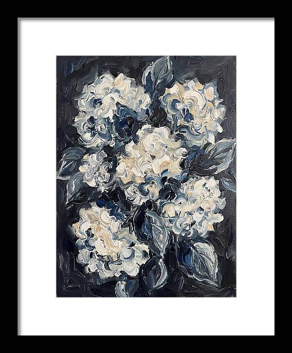 White Hydrangea Blossoms