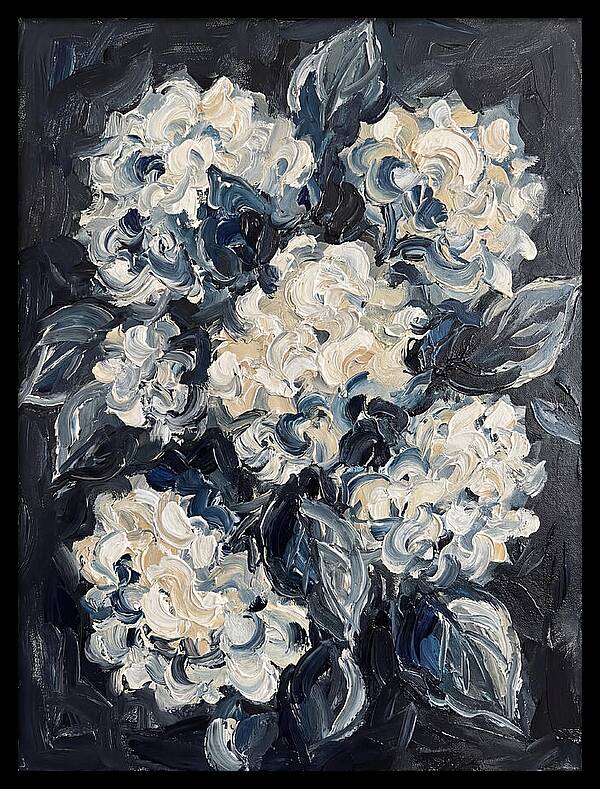 White Hydrangea Blossoms