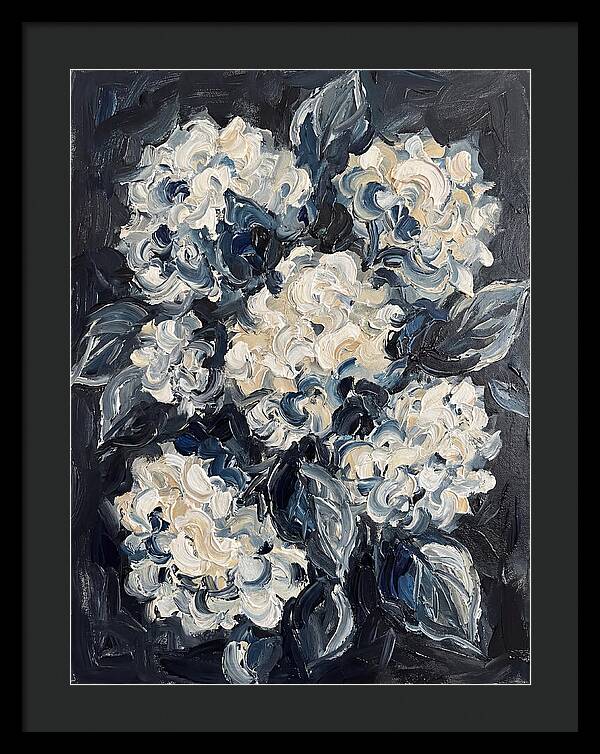 White Hydrangea Blossoms