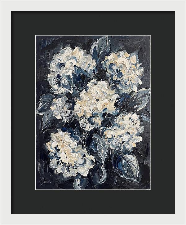 White Hydrangea Blossoms