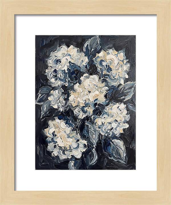 White Hydrangea Blossoms