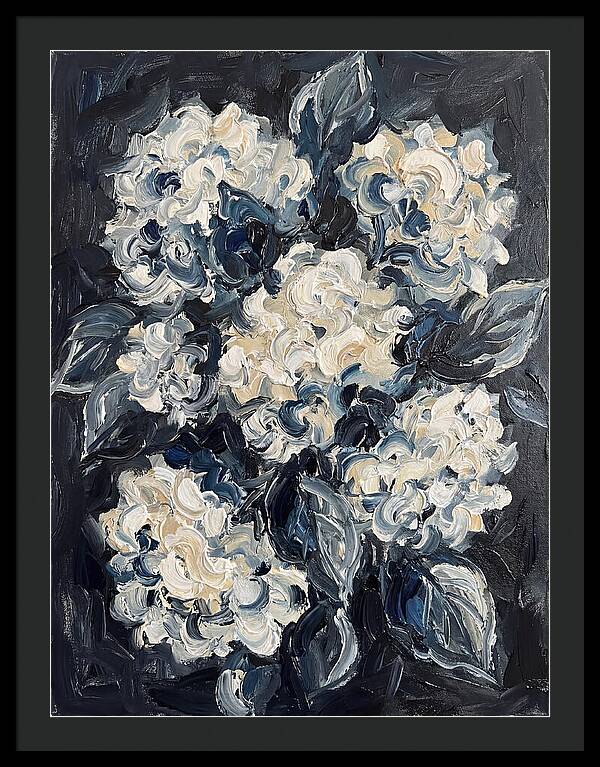 White Hydrangea Blossoms