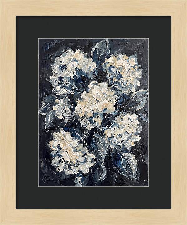 White Hydrangea Blossoms