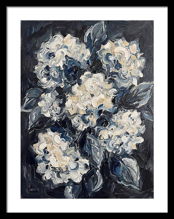 White Hydrangea Blossoms