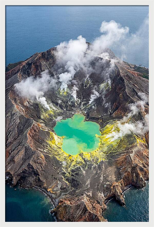 White Island Volcanic Crater