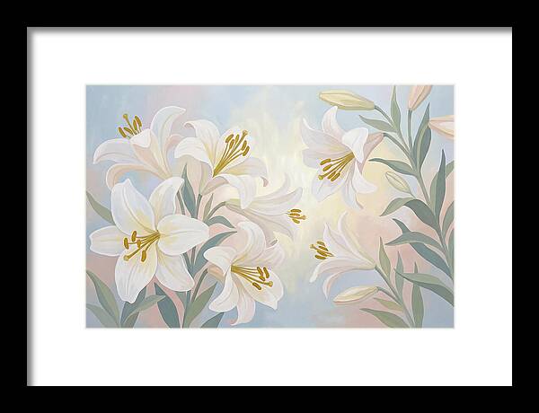 White Lilies In Soft Light