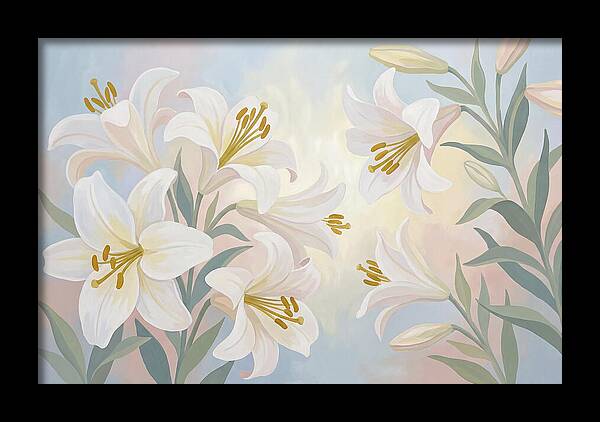 White Lilies In Soft Light