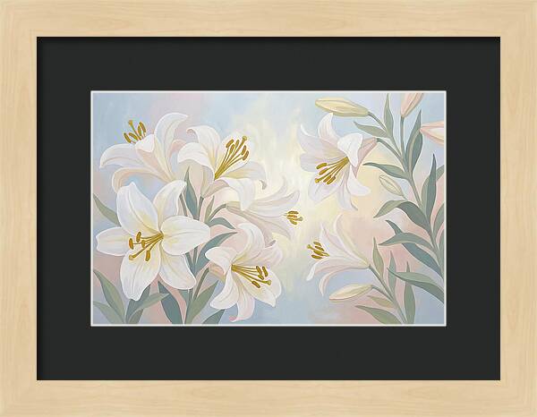 White Lilies In Soft Light