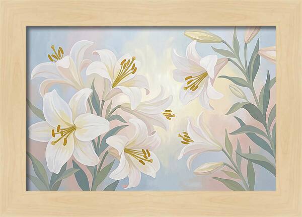 White Lilies In Soft Light
