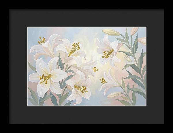 White Lilies In Soft Light
