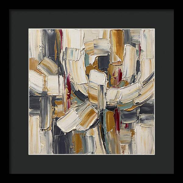 White Peony In Abstract Form