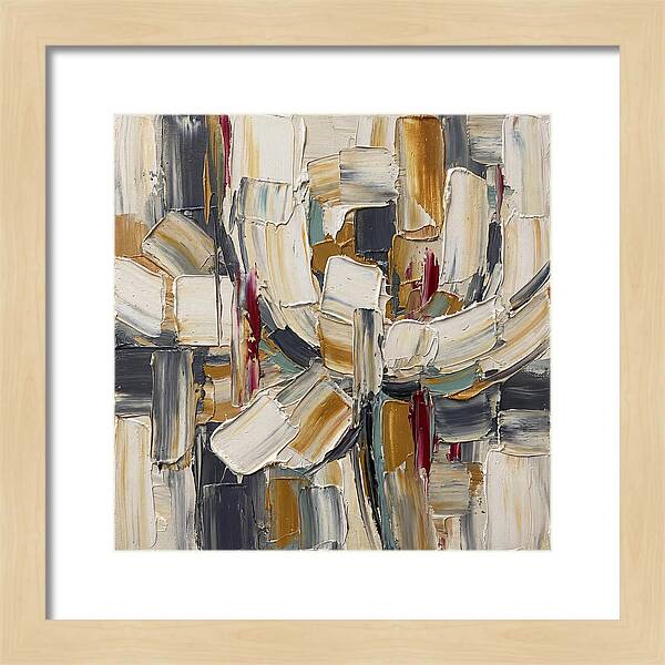 White Peony In Abstract Form