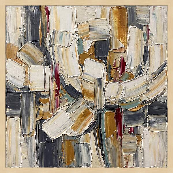 White Peony In Abstract Form