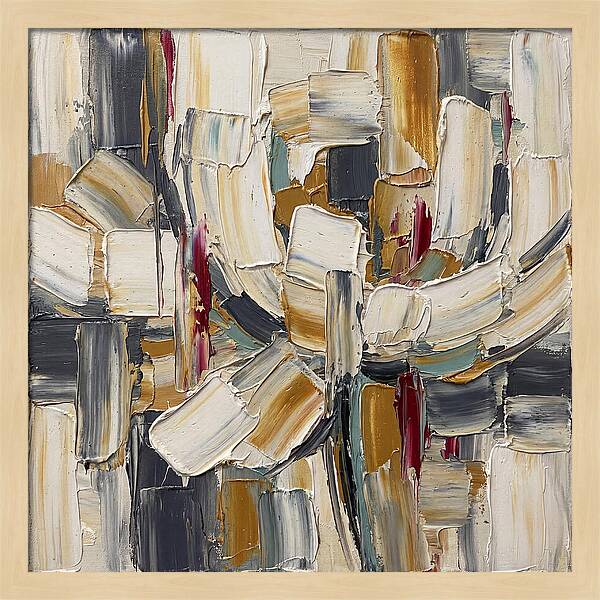 White Peony In Abstract Form