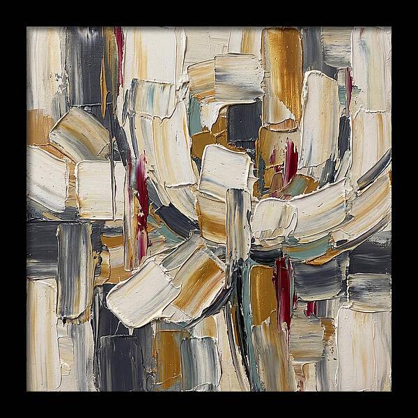 White Peony In Abstract Form