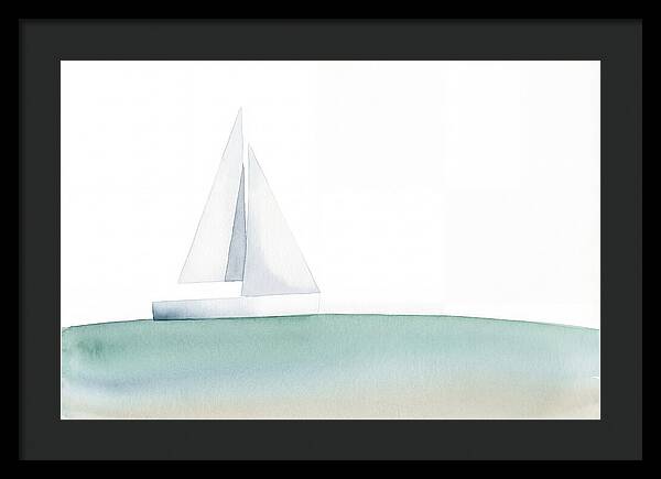 White Sailboat Serenity