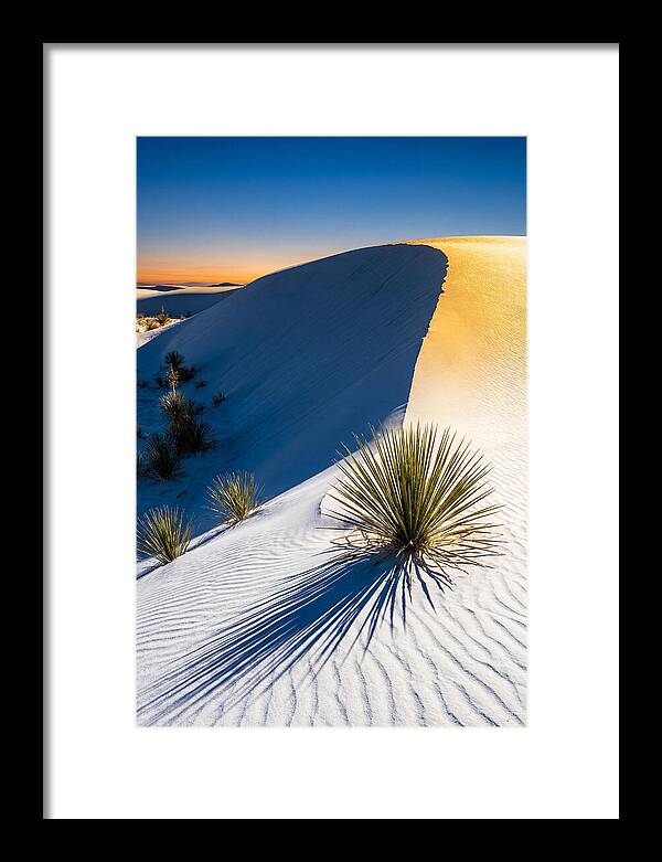 White Sands At Golden Hour