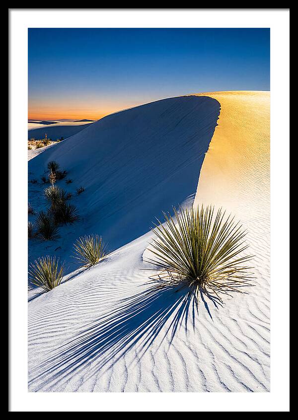 White Sands At Golden Hour