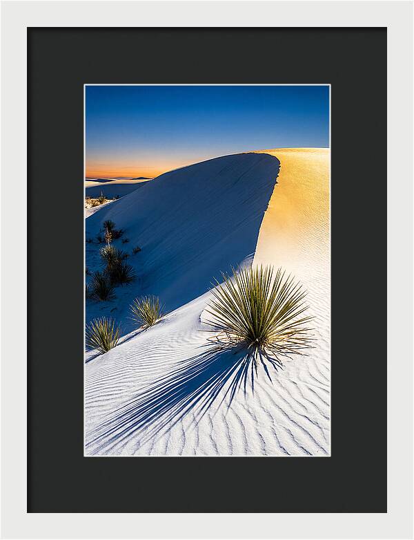 White Sands At Golden Hour