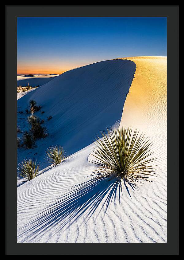 White Sands At Golden Hour
