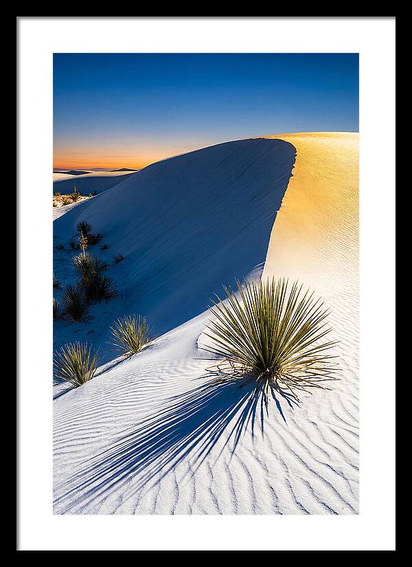 White Sands At Golden Hour