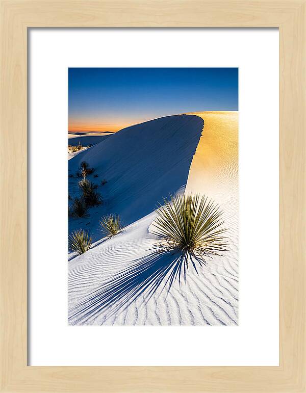 White Sands At Golden Hour