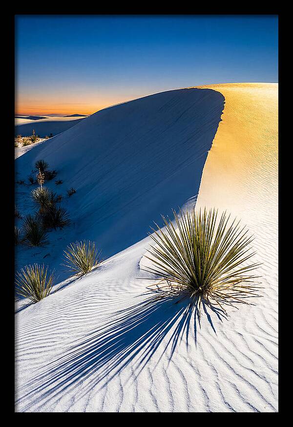 White Sands At Golden Hour