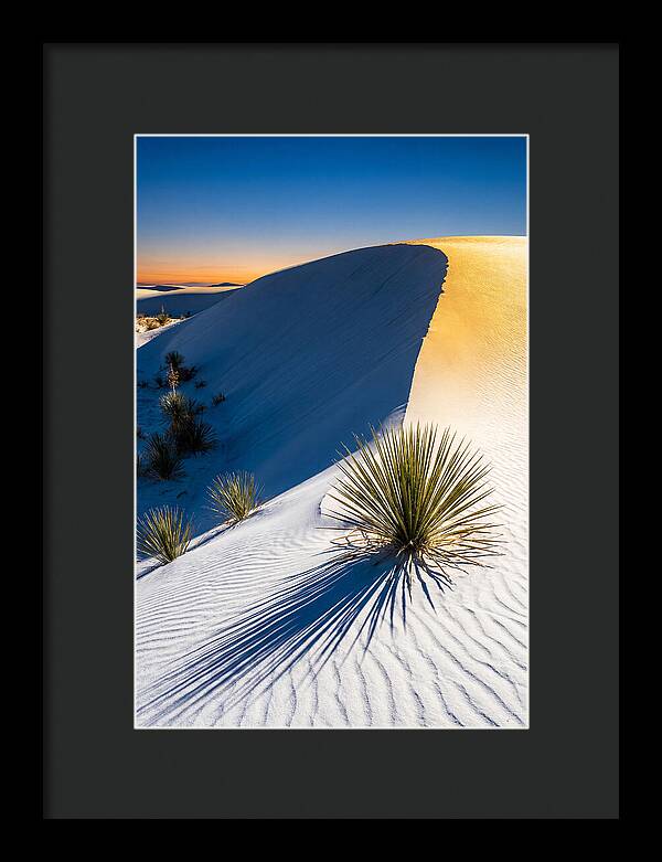 White Sands At Golden Hour