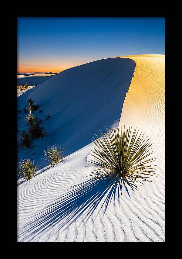 White Sands At Golden Hour